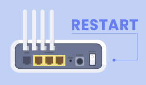 Restart WiFi router
