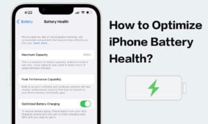 optimize iphone battery health